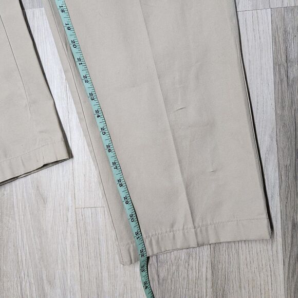 Polo Ralph Lauren Mens Tan Pleated Dress Pants Hammond 36×34 - Picture 7 of 12